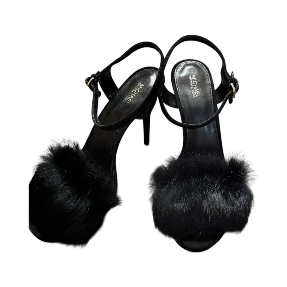 Michael Kors Black Fur Heels